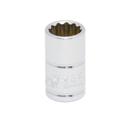 Urrea 1/4"drive, 3/8 in, 12 point SAE socket 4712T